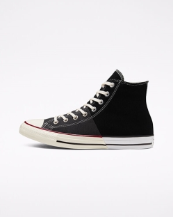 Converse Reconstructed Chuck Taylor All Star Női Magasszárú Fekete/Fehér | UVRIMSA-HU